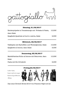 Dienstag, 21/02/2017