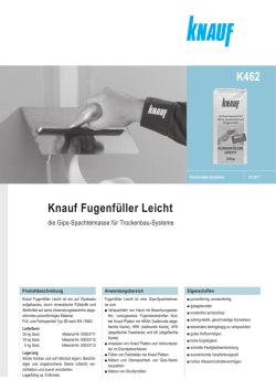 Knauf Fugenfüller Leicht K462