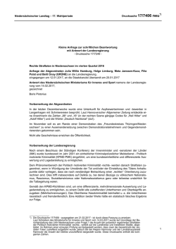 Drucksachen allgemein - Nieders&auml;chsischer Landtag