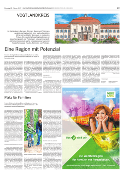Eine Region mit Potenzial