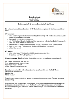 Jakobschule_Ausschreibung_Grundschulf&ouml;rderklasse
