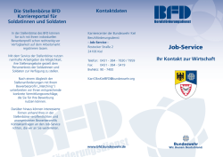 Job-Service - Personal Bundeswehr