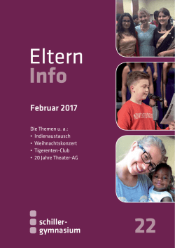 Februar 2017 - Schiller Gymnasium