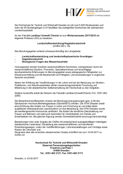 Hochschule f&uuml;r Technik und Wirtschaft Dresden (FH)