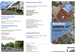 Flyer Infoveranstaltung