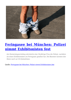 Feringasee bei M&uuml;nchen: Polizei nimmt
