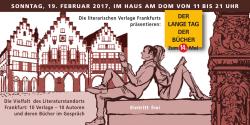 der lange tag der bücher - Börsenverein des Deutschen Buchhandels