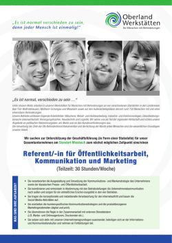 downloaden - Oberland Werkst&auml;tten