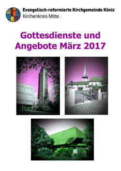 PDF hier anklicken - Kirchenkreis Köniz