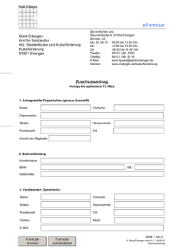 eFormular - Stadt Erlangen