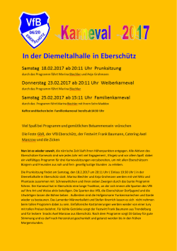Aktuelles - VfB Eberschütz 06/20 eV