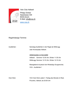 Mehr - VC Adliswil