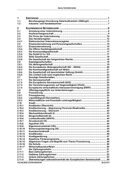 Inhaltsverzeichnis
