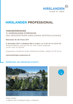 hirslanden professional - Kardiologie