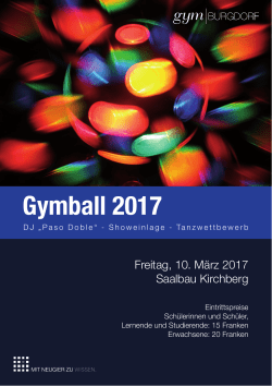 Gymball 2017 - Gymnasium Burgdorf