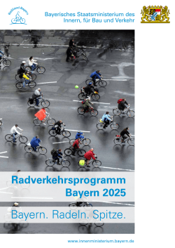 Radverkehrsprogramm Bayern 2025