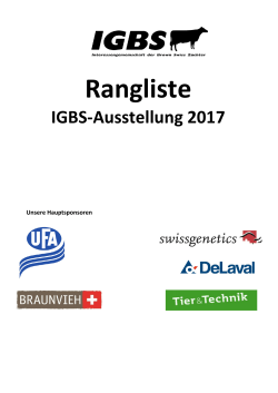 Rangliste - Schweizer Bauer