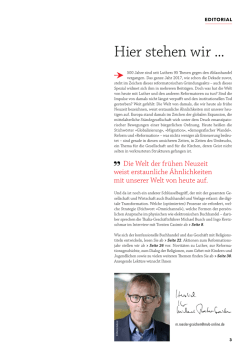 Hier stehen wir