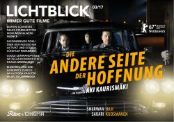 Lichtblick 03/17 - Cinema Wuppertal