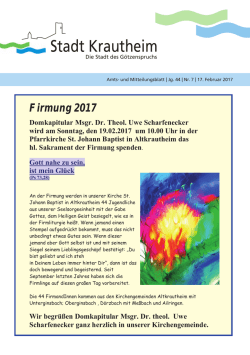 Amtsblatt vom 17.02.2017