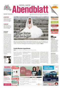 LangesWarten aufdasJa-Wort