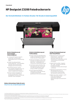 HP DesignJet Z3200 Fotodruckerserie