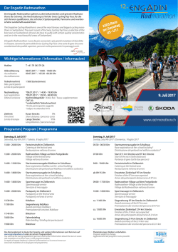 9. Juli 2017 - Engadin Radmarathon