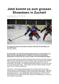 Jetzt kommt es zum grossen Showdown in Zuchwil