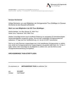 Hier Text - Ref. Kirche Thun