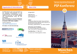 PSP-Konferenz München - PSP