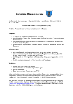 Ausschreibung als pdf - Gemeinde Oberammergau
