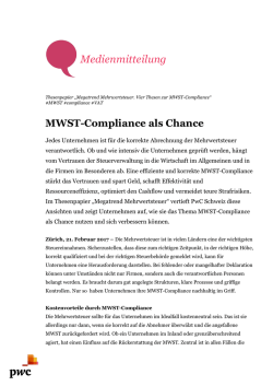 MWST-Compliance als Chance