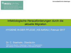 Dr. C. Staehelin, Ober&auml;rztin