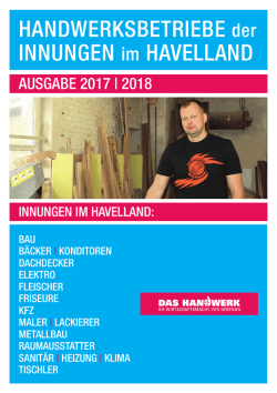 HANDWERKSBETRIEBE der INNUNGEN im HAVELLAND