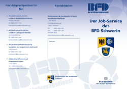 Flyer Job-Service Schwerin