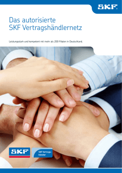 Das autorisierte SKF Vertragshändlernetz