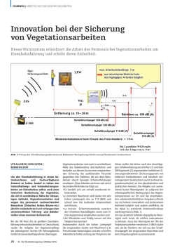 Innovation bei der Sicherung von Vegetationsarbeiten