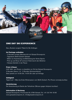 one day ski experience