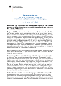 Dokumentation - Armuts- und Reichtumsbericht