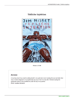 Read PDF > Tödliche Injektion » B8TNTDRNRTLQ