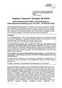 Information - Schule Windisch