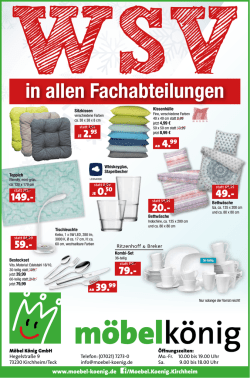in allen Fachabteilungen