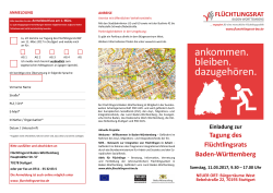 Programm als PDF - Flüchtlingsrat Baden