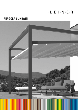 pergola sunrain - Leiner Markisen