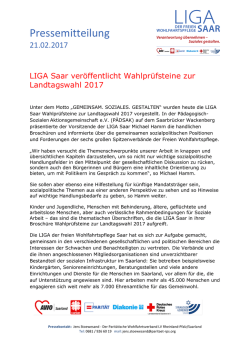 Pressemitteilung - DRK Landesverband Saarland