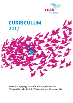 curriculum - LEAD Academy Berlin