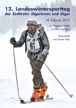 12. Landeswintersporttag der Südtiroler Jägerinnen und Jäger