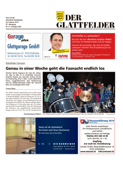 Glattgarage GmbH - Der Glattfelder