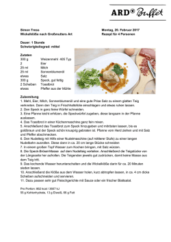 Rezept zum Ausdrucken!