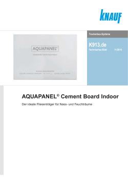 AQUAPANEL® Cement Board Indoor K913.de